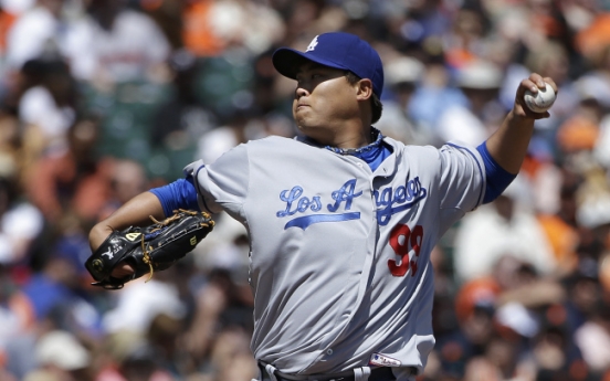 Ryu stymies Giants, improves to 3-1