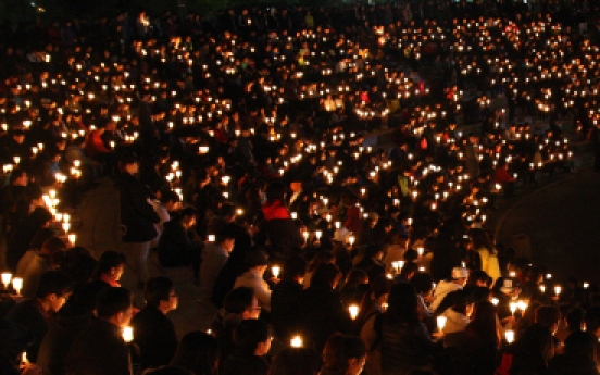 촛불 물결 확산 “제발 돌아와”