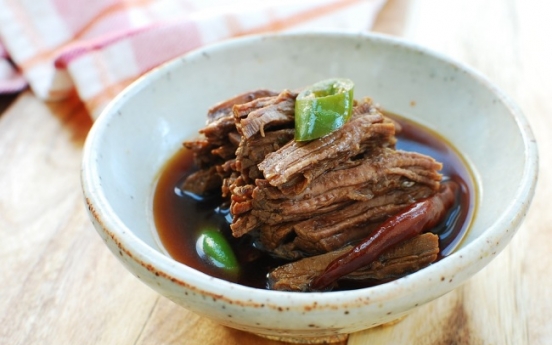 Jangjorim (soy-braised beef)