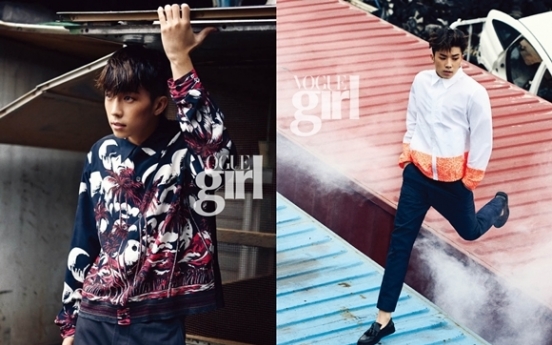 2PM’s Wooyoung designs his own Vogue shoots