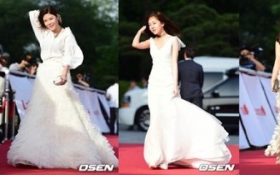 Celebrities’ dresses at Baeksang awards