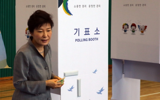 Local elections create tough test for President Park Geun-hye