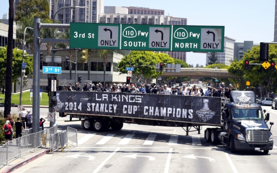 Kings celebrate Stanley Cup crown