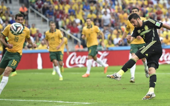 [World Cup] Spain salvages pride with 3-0 win over Australia