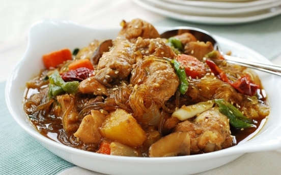 Jjimdak (braised chicken)