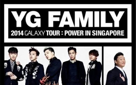 YG Family to hold concert in Singapore