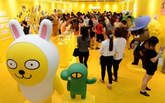 Kakao leads sticker fad