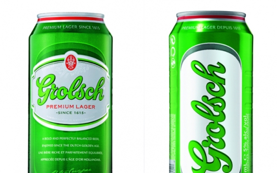 SABMiller presents Grolsch beer in can