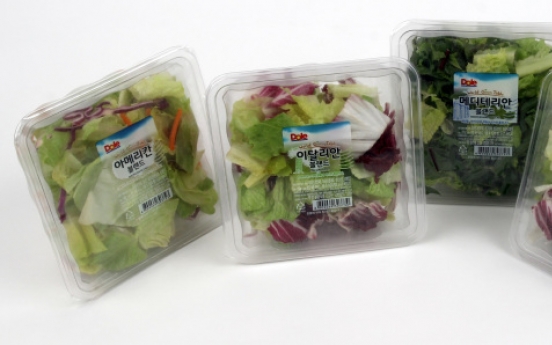 Dole presents five types of pre-made salads