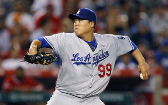 Ryu shuts out Angels for 13th win