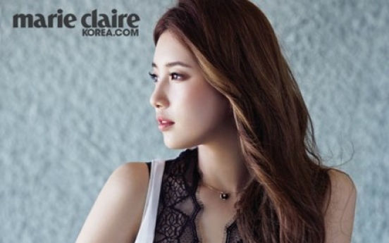 Suzy shows her mature side in Marie Claire