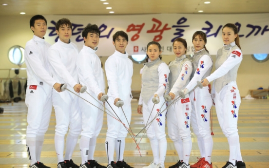 Korean Asiad fencers full of confidence