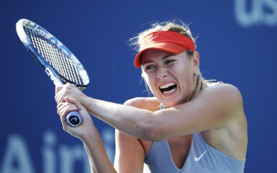 Sharapova rallies at U.S. Open