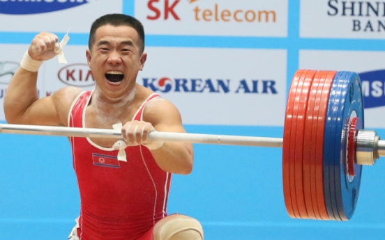 [Asian Games] Weightlifter breaks world record to win first gold for N. Korea