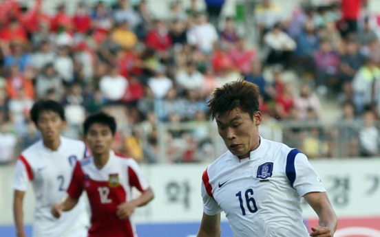 [Asian Games] South Korea beats Laos 2-0 in soccer