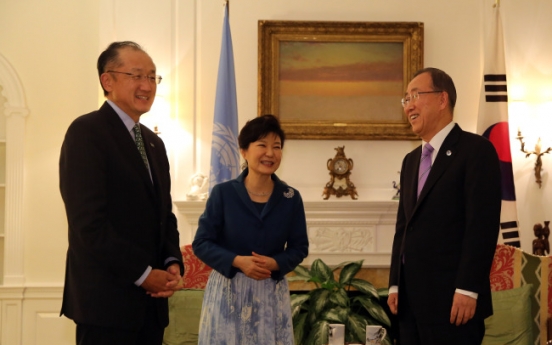 Park attends U.N. climate summit