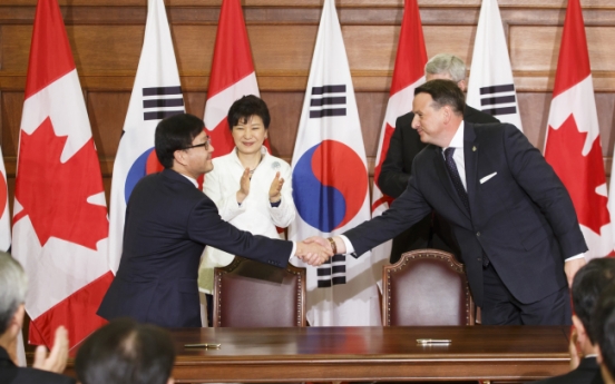 Korea signs forest management tie-up with Canada