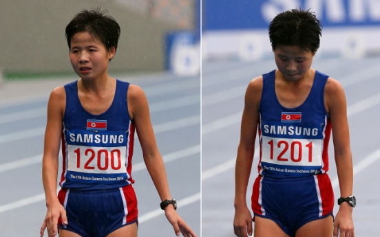 [Asian Games] North Korean twin runners compete in women's marathon