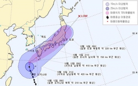 제19호 태풍 ‘봉퐁’ 진로와 영향력은?