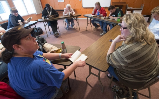 Finding  home in words: Book club serves homeless