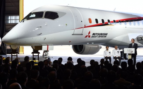 Japan unveils first jet in four decades