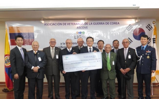 LIG Nex1 donates $30,000 to Colombia’s Korean War vets