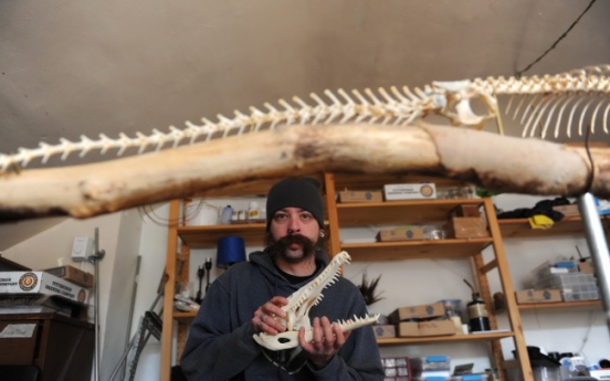 Call him ‘Biilzbub’: Man gets creative with bones of dead animals