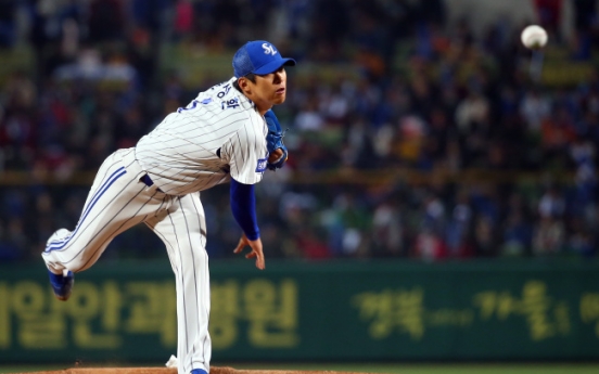 Samsung right-hander Yun brings ‘A’ game