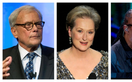 Streep, Wonder get Medal of Freedom