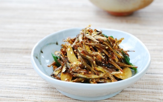 Myeolchi bokkeum (stir-fried dried anchovies)