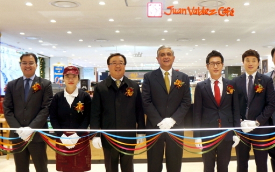 Juan Valdez Cafe introduces Colombian coffee to Korea