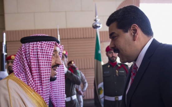 Maduro holds talks in OPEC kingpin Saudi