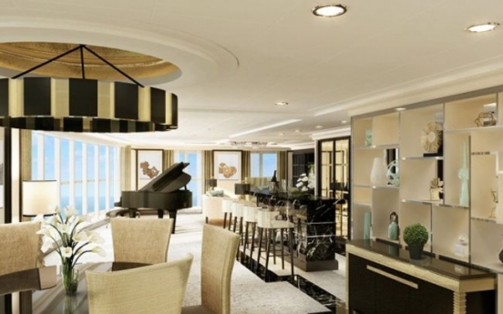 Huge luxury suite on ship will run $5,000 a person per night