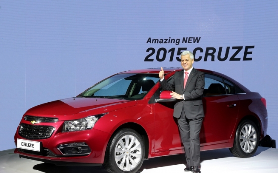 GM Korea unveils latest Cruze model in local market