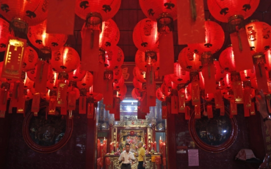 Asia rings in Year of the Sheep with fireworks, festivities