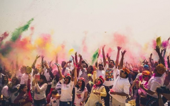 Holi fest to brighten up Busan beach