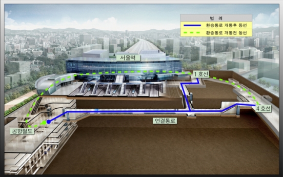 New transfer passageway links airport rail to Seoul metro