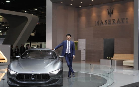 Carmaker to the stars, Maserati showcases Alfieri concept car