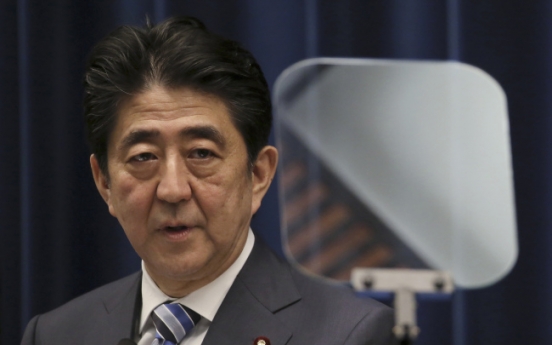 Korea-Japan tension escalates ahead of Abe’s key speeches