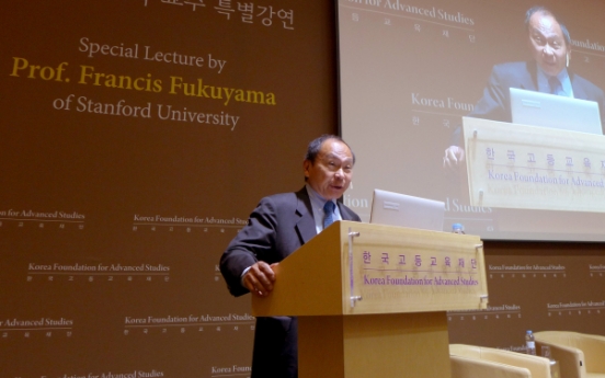 Fukuyama stands by Western liberal democracy