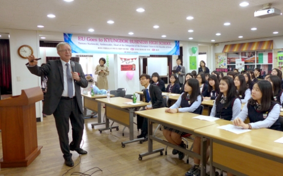 EU goes to school to court Korea’s youth