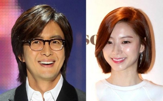 Actor Bae Yong-joon to marry actress, 13 years his junior