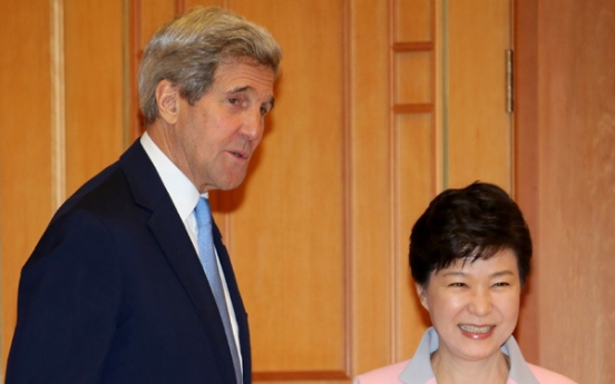 Park meets with Kerry on N. Korea