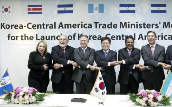 Korea, Central American nations launch free trade negotiations