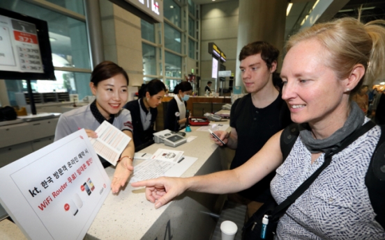 KT offers affordable Wi-Fi service for foreign visitors