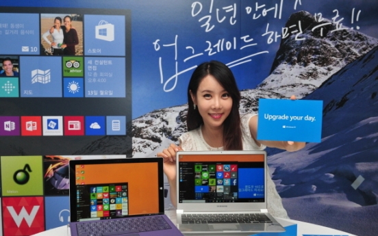 Microsoft launches Windows 10 in Seoul