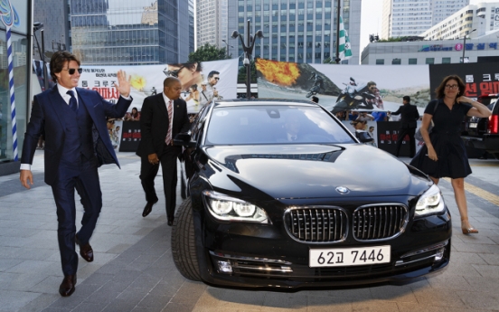 [Photo News] BMW offers ride support to visiting Tom Cruise