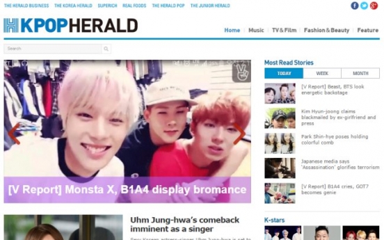 Korea Herald brings K-pop to world fans