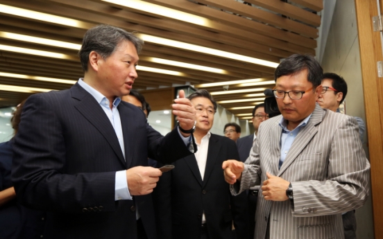 [Newsmaker] SK chairman catches up on creative economy boost