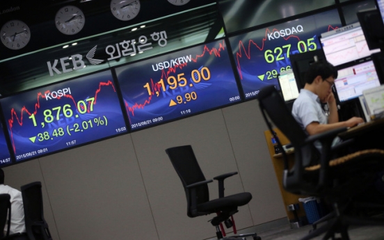 Seoul stocks tumble to 2-year low